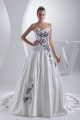 A-Line Soft Sweetheart Sleeveless Satin Wedding Dresses with Color 2030437 A-Line Soft Sweetheart Sleeveless Satin Wedding Dresses with Color 2030437