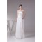 A-Line Strapless Chiffon Silk like Satin New Arrival Wedding Dresses 2030444