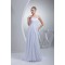 A-Line Strapless Sleeveless Chiffon Silk like Satin Sweet Wedding Dresses 2030445