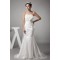 Strapless Mermaid/Trumpet Satin Fine Netting Sweet Wedding Dresses 2030447