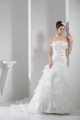 Strapless Satin Lace Organza Wedding Dresses 2030452 Strapless Satin Lace Organza Wedding Dresses 2030452