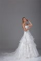 A-Line Strapless Satin Organza Sleeveless Most Beautiful Wedding Dresses 2030454 A-Line Strapless Satin Organza Sleeveless Most Beautiful Wedding Dresses 2030454