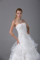 A-Line Strapless Satin Organza Sleeveless Most Beautiful Wedding Dresses 2030454 A-Line Strapless Satin Organza Sleeveless Most Beautiful Wedding Dresses 2030454