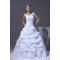 Strapless Satin Taffeta A-Line Sleeveless Best Wedding Dresses 2030455