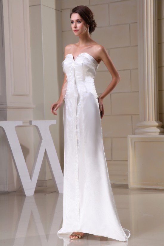 Strapless Sleeveless Silk like Satin Netting Reception Wedding Dresses 2030461 Strapless Sleeveless Silk like Satin Netting Reception Wedding Dresses 2030461
