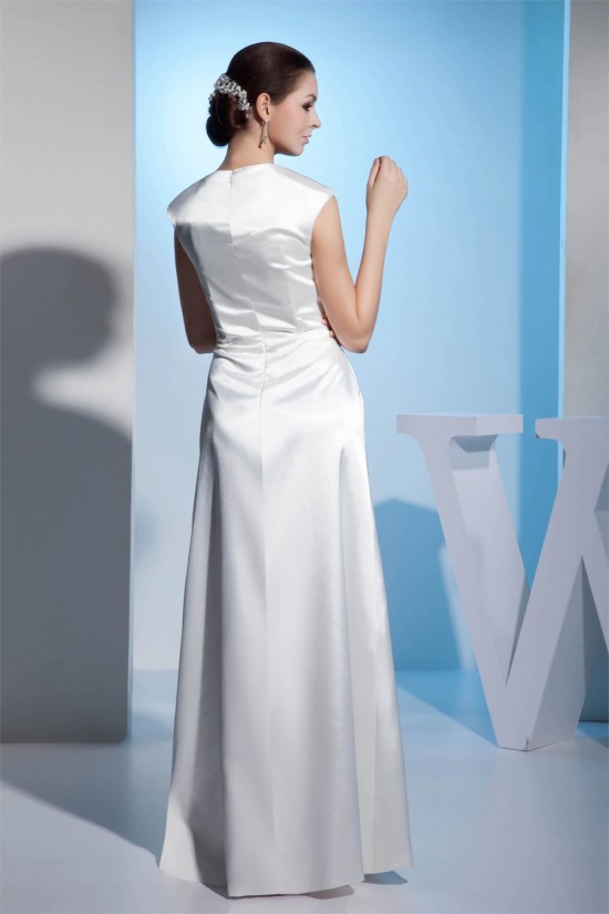 Straps Silk like Satin Sheath/Column Reception Wedding Dresses 2030464 Straps Silk like Satin Sheath/Column Reception Wedding Dresses 2030464