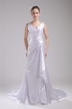 Straps Sleeveless Silk like Satin Sheath/Column Wedding Dresses 2030467 Straps Sleeveless Silk like Satin Sheath/Column Wedding Dresses 2030467