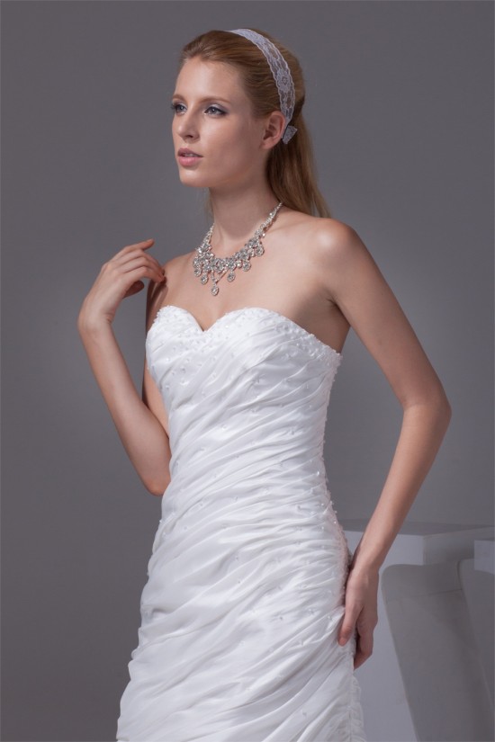 Sweetheart A-Line Sleeveless Taffeta New Arrival Wedding Dresses 2030473 Sweetheart A-Line Sleeveless Taffeta New Arrival Wedding Dresses 2030473