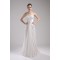 Sweetheart Chiffon Elastic Woven Satin Sleeveless Wedding Dresses 2030475