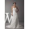 Sweetheart Chiffon Silk like Satin A-Line Best Wedding Dresses 2030476