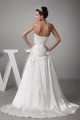 Sweetheart Chiffon Silk like Satin A-Line Best Wedding Dresses 2030477