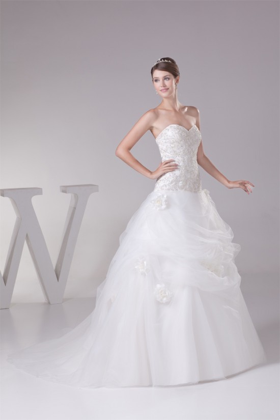 Sweetheart Princess Satin Fine Netting Lace Sleeveless New Arrival Wedding Dresses 2030482 Sweetheart Princess Satin Fine Netting Lace Sleeveless New Arrival Wedding Dresses 2030482