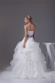 Sweetheart Satin Lace Organza Ball Gown New Arrival Wedding Dresses 2030484