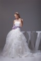 Sweetheart Satin Lace Organza Ball Gown New Arrival Wedding Dresses 2030484