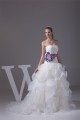 Sweetheart Satin Lace Organza Ball Gown New Arrival Wedding Dresses 2030484