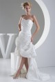 Sweetheart Sleeveless Satin Mermaid/Trumpet Beaded Little White Dresses 2030490 Sweetheart Sleeveless Satin Mermaid/Trumpet Beaded Little White Dresses 2030490