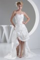 Sweetheart Sleeveless Satin Mermaid/Trumpet Beaded Little White Dresses 2030490 Sweetheart Sleeveless Satin Mermaid/Trumpet Beaded Little White Dresses 2030490