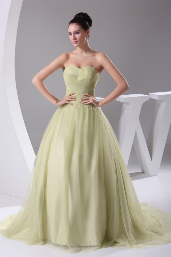 Sweetheart Sleeveless Silk like Satin Fine Netting Wedding Dresses 2030491 Sweetheart Sleeveless Silk like Satin Fine Netting Wedding Dresses 2030491