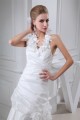 Taffeta Netting Sheath/Column Sleeveless Sweet Wedding Dresses 2030496