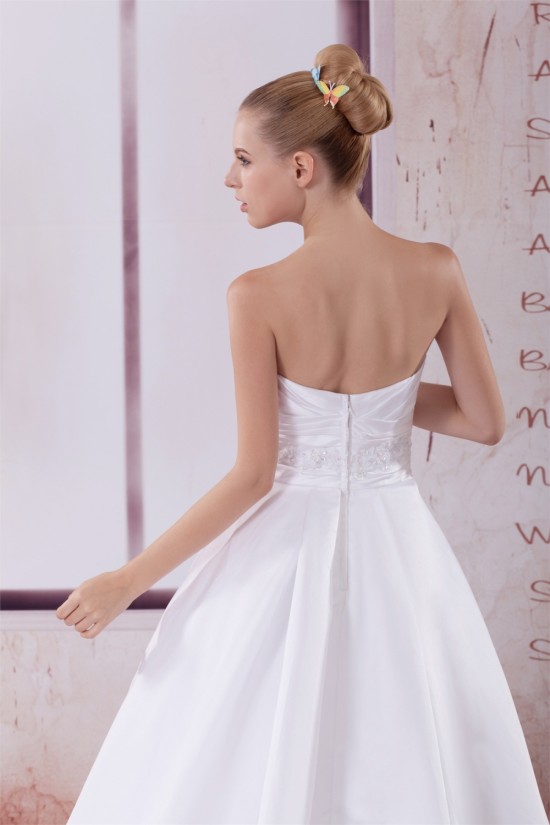 A-Line Strapless Satin Sleeveless New Arrival Wedding Dresses 2030503 A-Line Strapless Satin Sleeveless New Arrival Wedding Dresses 2030503