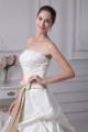 Sleeveless A-Line Satin Strapless Lace New Arrival Wedding Dresses 2030504 Sleeveless A-Line Satin Strapless Lace New Arrival Wedding Dresses 2030504