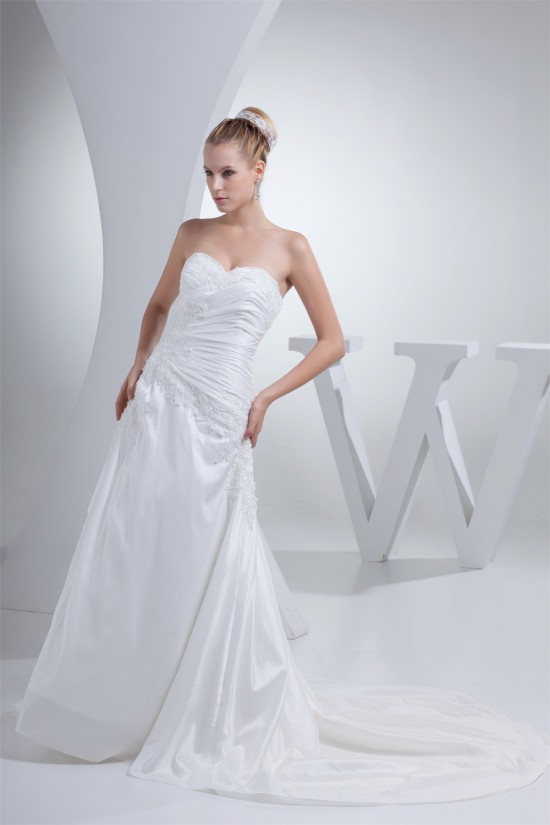 Sweetheart A-Line Organza Lace Wedding Dresses 2030507 Sweetheart A-Line Organza Lace Wedding Dresses 2030507