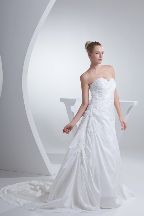 Sweetheart A-Line Organza Lace Wedding Dresses 2030507 Sweetheart A-Line Organza Lace Wedding Dresses 2030507
