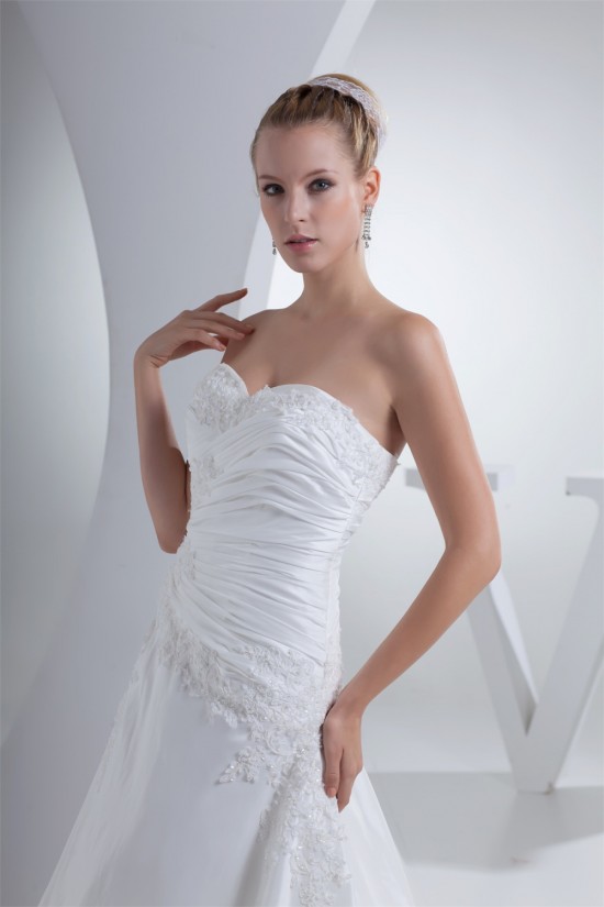 Sweetheart A-Line Organza Lace Wedding Dresses 2030507 Sweetheart A-Line Organza Lace Wedding Dresses 2030507