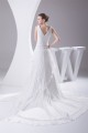 V-Neck A-Line Chiffon Silk like Satin Illusion Sleeves Reception Wedding Dresses 2030508 V-Neck A-Line Chiffon Silk like Satin Illusion Sleeves Reception Wedding Dresses 2030508
