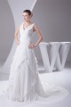 V-Neck A-Line Chiffon Silk like Satin Illusion Sleeves Reception Wedding Dresses 2030508 V-Neck A-Line Chiffon Silk like Satin Illusion Sleeves Reception Wedding Dresses 2030508