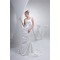 V-Neck Sheath/Column Taffeta Illusion Sleeves New Arrival Wedding Dresses 2030512