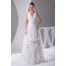 Wholesale A-Line V-Neck Chiffon Satin Sleeveless Best Wedding Dresses 2030514