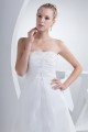 Wonderful A-Line Strapless Satin Woth Satin Wedding Dresses 2030517 Wonderful A-Line Strapless Satin Woth Satin Wedding Dresses 2030517