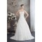 Wonderful A-Line Taffeta Strapless Sleeveless Wedding Dresses 2030518