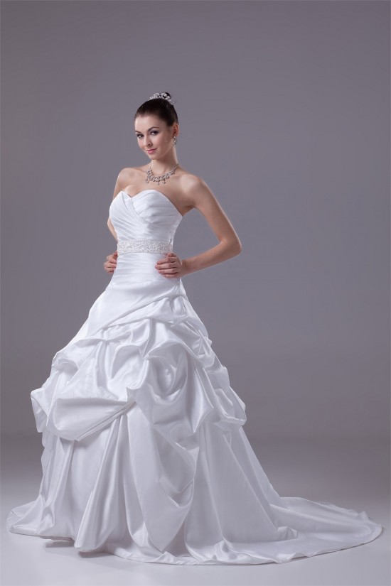 Wonderful Satin Sleeveless A-Line Sweetheart Wedding Dresses 2030521 Wonderful Satin Sleeveless A-Line Sweetheart Wedding Dresses 2030521