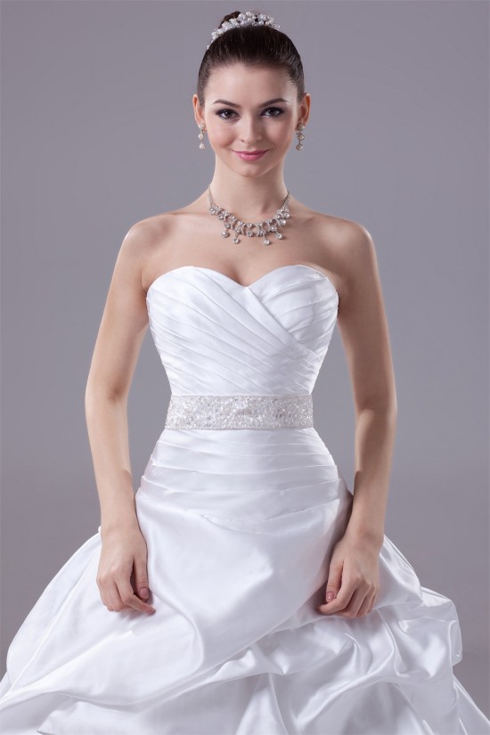 Wonderful Satin Sleeveless A-Line Sweetheart Wedding Dresses 2030521 Wonderful Satin Sleeveless A-Line Sweetheart Wedding Dresses 2030521