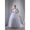 Wonderful Sleeveless Square Satin Organza Ball Gown Wedding Dresses 2030524
