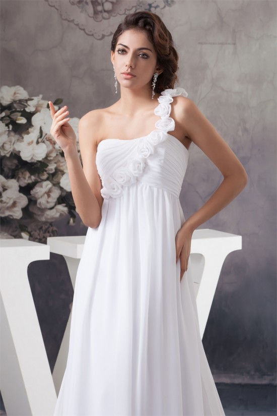 A-Line Chiffon One-Shoulder Most Beautiful Wedding Dresses Maternity Wedding Dresses 2030528 A-Line Chiffon One-Shoulder Most Beautiful Wedding Dresses Maternity Wedding Dresses 2030528