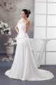 A-Line Chiffon Satin Sleeveless One-Shoulder Most Beautiful Wedding Dresses 2030529 A-Line Chiffon Satin Sleeveless One-Shoulder Most Beautiful Wedding Dresses 2030529