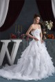 A-Line Satin Sweetheart Sleeveless Most Beautiful Wedding Dresses 2030536