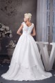 A-Line Satin Taffeta Sleeveless V-Neck Wedding Dresses 2030537 A-Line Satin Taffeta Sleeveless V-Neck Wedding Dresses 2030537