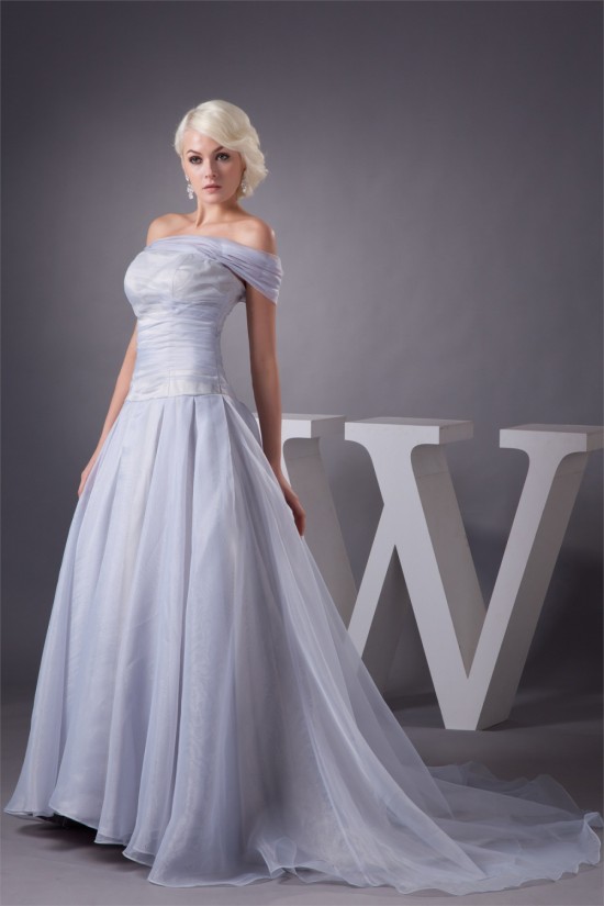A-Line Sleeveless Off-the-Shoulder Most Beautiful Wedding Dresses 2030539 A-Line Sleeveless Off-the-Shoulder Most Beautiful Wedding Dresses 2030539
