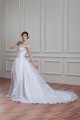 A-Line Sleeveless Off-the-Shoulder Satin Organza Lace Wedding Dresses 2030540 A-Line Sleeveless Off-the-Shoulder Satin Organza Lace Wedding Dresses 2030540
