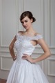 A-Line Sleeveless Off-the-Shoulder Satin Organza Lace Wedding Dresses 2030540 A-Line Sleeveless Off-the-Shoulder Satin Organza Lace Wedding Dresses 2030540