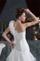 A-Line Sleeveless One-Shoulder Satin Satin Organza Sweet Wedding Dresses 2030541 A-Line Sleeveless One-Shoulder Satin Satin Organza Sweet Wedding Dresses 2030541