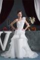 A-Line Sleeveless One-Shoulder Satin Satin Organza Sweet Wedding Dresses 2030541 A-Line Sleeveless One-Shoulder Satin Satin Organza Sweet Wedding Dresses 2030541
