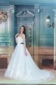 A-Line Sleeveless Satin Fine Netting Lace Sweetheart Wedding Dresses 2030542 A-Line Sleeveless Satin Fine Netting Lace Sweetheart Wedding Dresses 2030542