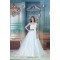 A-Line Sleeveless Satin Fine Netting Lace Sweetheart Wedding Dresses 2030542