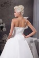 A-Line Sleeveless Satin Taffeta One-Shoulder Lace Wedding Dresses 2030545 A-Line Sleeveless Satin Taffeta One-Shoulder Lace Wedding Dresses 2030545