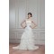 A-Line Sleeveless Spaghetti Straps Satin Organza New Arrival Wedding Dresses 2030549